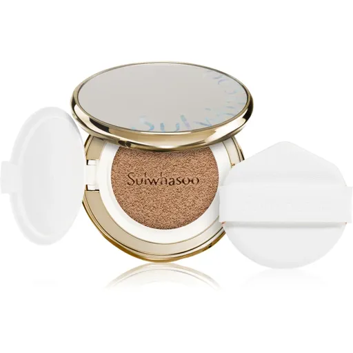 Sulwhasoo Perfecting Cushion dlhotrvajúci make-up v hubke SPF 50+ + náhradná náplň odtieň 23N1 Sand 2x15 g