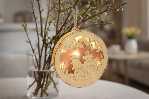 Závesná svetelná dekorácia