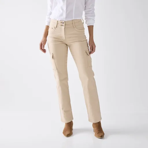 Rovné cargo džínsy