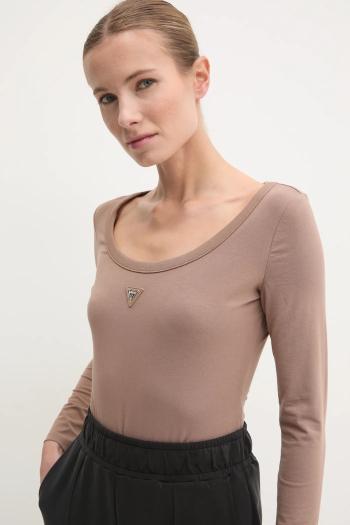 Body Guess COLETTE dámske, hnedá farba, V4YP07 J1314