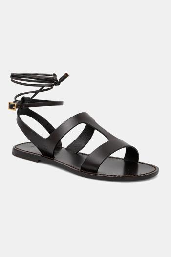 Kožené sandále Weekend Max Mara LEMMA dámske, hnedá farba, 2515521075600