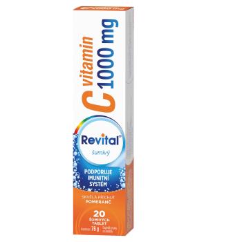 REVITAL Vitamín C 1000 mg Pomaranč 20 šumivých tabliet