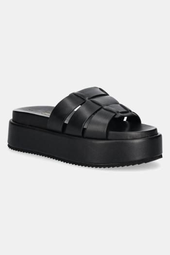 Šľapky Buffalo Noa Mule Ms dámske, čierna farba, na platforme, 1602256-BLK