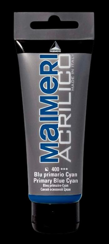 MAIMERI ACRILICO - Akrylové farby 400 - primary blue-cyan, 0,2 L