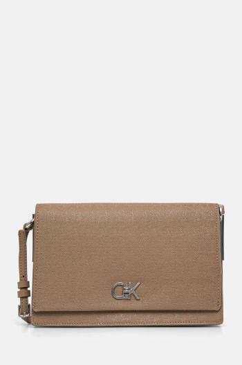 Kabelka Calvin Klein béžová farba, K60K613139