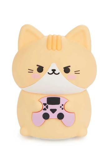 Nočná lampa Balvi Kawaii Gamer 14,5 cm šedá farba