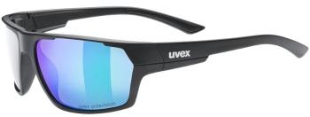 UVEX Sportstyle 233 Polarised Black Matt/Polavison Mirror Green Športové okuliare