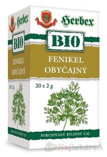 HERBEX BIO FENIKEL OBYČAJNÝ, 20x2g