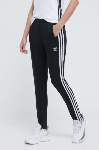 Tepláky adidas Originals SST Classic TP čierna farba, s nášivkou, IK6600