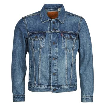 Levis  THE TRUCKER JACKET  Džínsové bundy Modrá