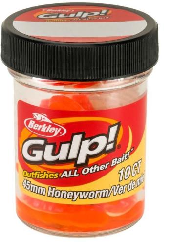 Berkley umelé nástrahy gulp honey worm-orange 4,5 cm