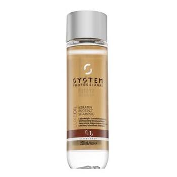 System Professional LuxeOil Keratin Protect Shampoo posilujúci šampón pre poškodené vlasy 250 ml