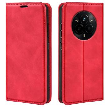 MAGNETIC Zaklápací kryt pre Realme 14 Pro+ červený