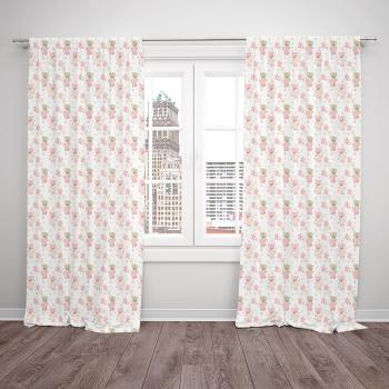 Závesy Teddy bear – pink (Rozmer: 140x250, Materiál: Blackout)