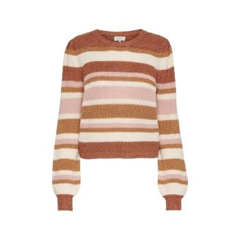 Only  Alvi L/S Knit - Sierra/Brown Suga  Svetre Viacfarebná