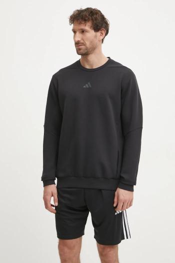 Tréningová mikina adidas Performance Designed for Training čierna farba, jednofarebná, JJ4642