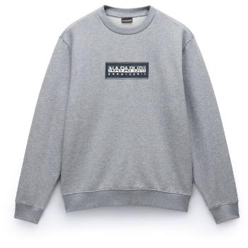 Napapijri B-BOX LOGO Férfi pulóver, szürke, méret