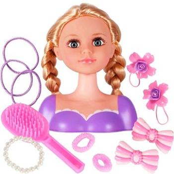 IKONKA - Hlava bábiky pre styling s doplnkami (ikonka_KX5406)