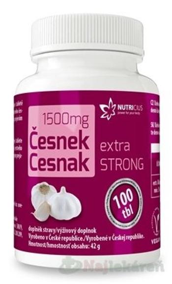 Nutricius Česnek extra strong 1500 mg 100 tabliet