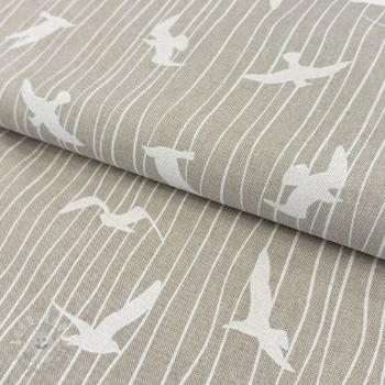 Dekoračná látka Linenlook Iconic Seagull Stripe linen