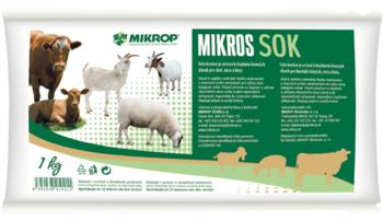 MIKROS SOK doplnok ku krmivu (HD, ovce, kozy) 1kg