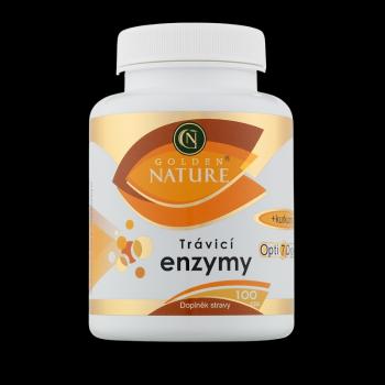GOLDEN NATURE Tráviace enzýmy Opti7Digest + Kurkuma 100 kapsúl
