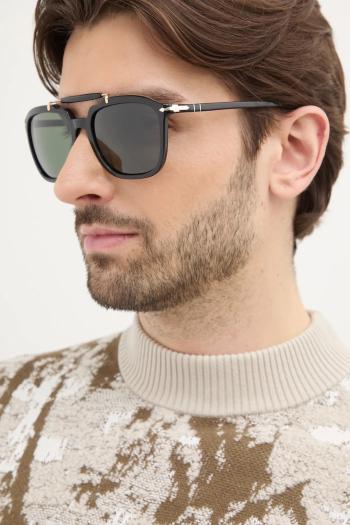 Slnečné okuliare Persol pánske, čierna farba, 0PO0203S