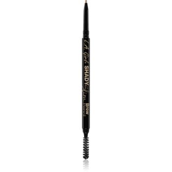 L.A. Girl Cosmetics Shady Slim automatická ceruzka na obočie s kefkou odtieň Blonde 0.08 g