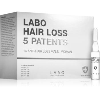 Labo Hair Loss 5 Patents intenzívna kúra proti vypadávaniu vlasov pre ženy 14x3,5 ml