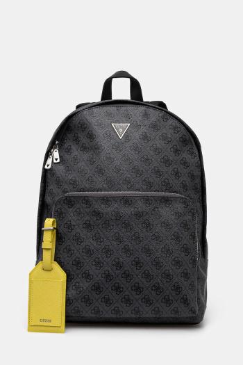 Ruksak Guess MILANO pánsky, čierna farba, veľký, vzorovaný, HMMILO P5219