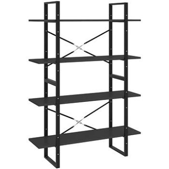 Shumee so 4 policami sivá, 100 × 30 × 140 cm, drevotrieska, 806479