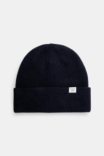 Vlnená čiapka Norse Projects Czapka Norse Projects Norse Beanie N95-0569 7004 tmavomodrá farba, vlnená