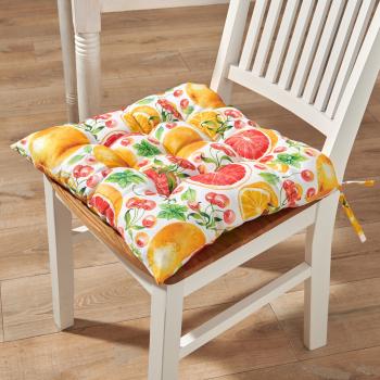 Ülőpárna Citrus gyümölcsök 45 x 45 cm Eldo