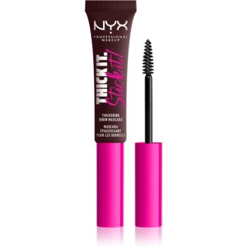 NYX Professional Makeup Thick it Stick It Brow Mascara riasenka na obočie odtieň 07 Espresso 7 ml