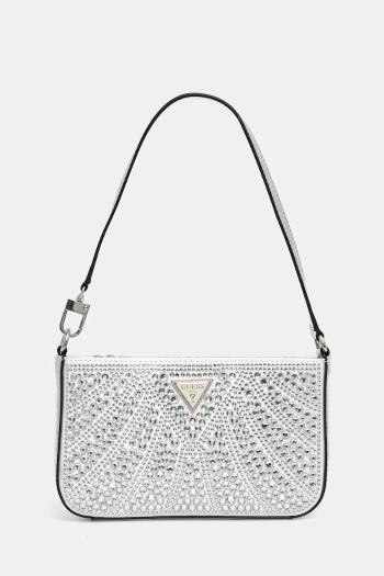 Kabelka Guess BEAUVOIR strieborná farba, HWXY95 28720