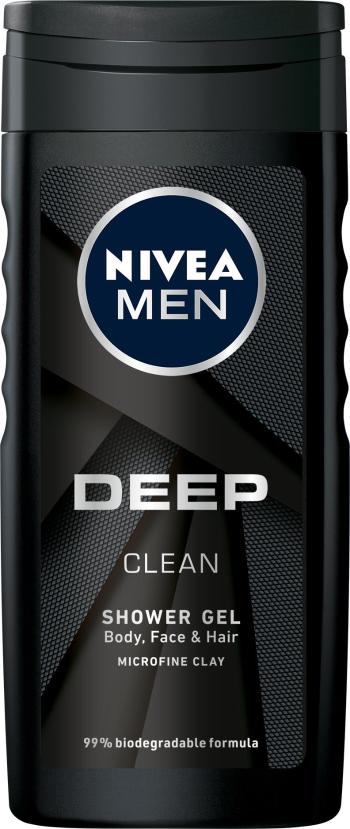 Tusfürdő NIVEA MEN Deep Clean Shower Gel 250 ml