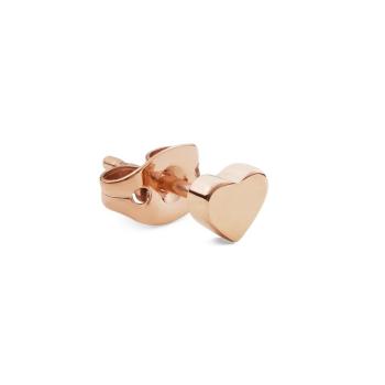Daniel Wellington Bronzová single náušnice Srdiečko DW00400857