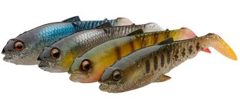 Savage gear gumová nástraha craft cannibal paddletail 4 ks clam packs do čistej vody - 12.5 cm 20 g