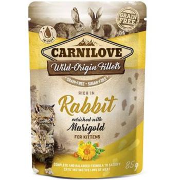 Carnilove Cat Pouch Rich in Rabbit Enriched with Marigold 85 g (8595602540181)