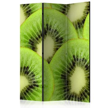 Paraván Kiwi slices Dekorhome 135x172 cm (3-dielny)