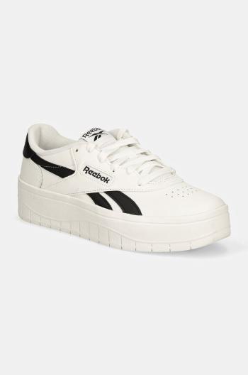 Kožené tenisky Reebok Classic Court Advance Surge biela farba, 100202648