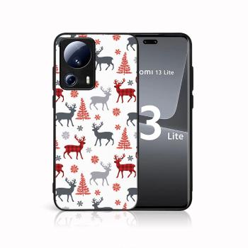 MY ART Kryt s vianočným dizajnom Xiaomi 13 Lite DEER (068)