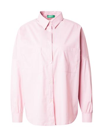 UNITED COLORS OF BENETTON Blúz  rózsaszín