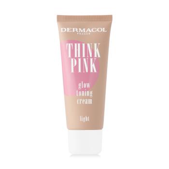 Dermacol Rozjasňujúci tónovací krém Think Pink (Glow Toning Cream) 30 ml 1 Light