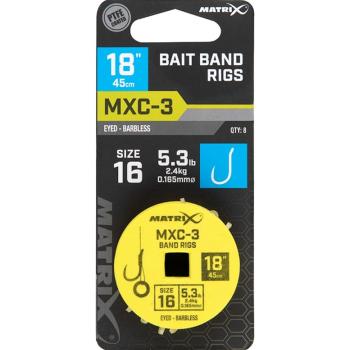 Matrix nadväzec mxc-3 barbless band rigs 45 cm - 16 0,165 mm