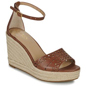 Lauren Ralph Lauren  HAANA-ESPADRILLES-WEDGE  Sandále Hnedá