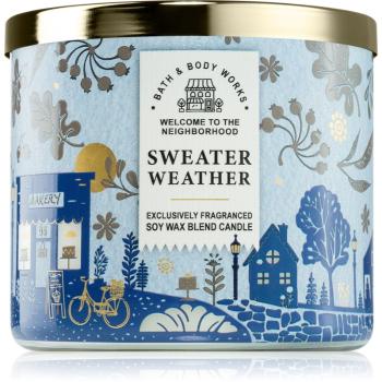 Bath & Body Works Sweater Weather vonná sviečka 411 g