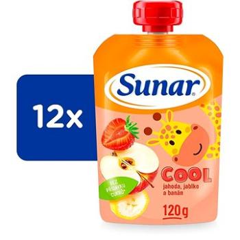 Sunar Cool ovocná kapsička jahoda, banán, jablko 12× 120 g (8592084414696)