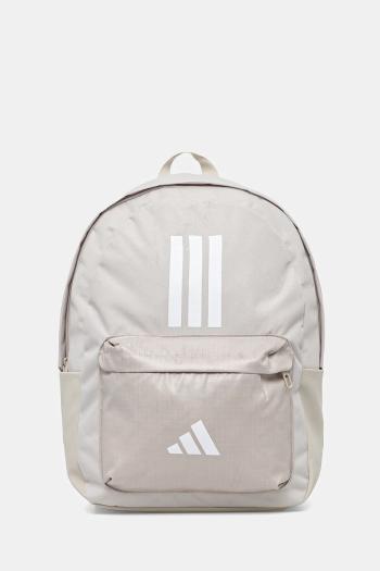 Ruksak adidas CLSC BARS 3S béžová farba, veľký, s potlačou, IS7047