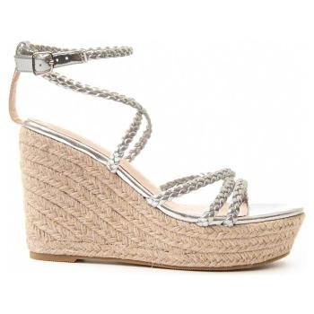 Leindia  88504  Espadrilky Strieborná